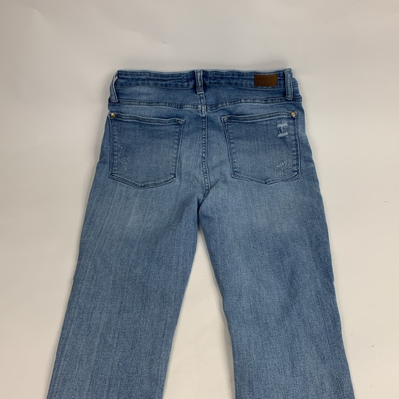 Judy Blue Skinny Distressed Jeans Light wash denim Size 11/30 Stretch Designer - Picture 10 of 16